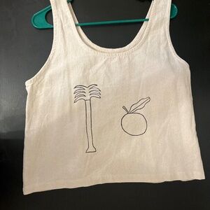 Po-em hand spun tank top